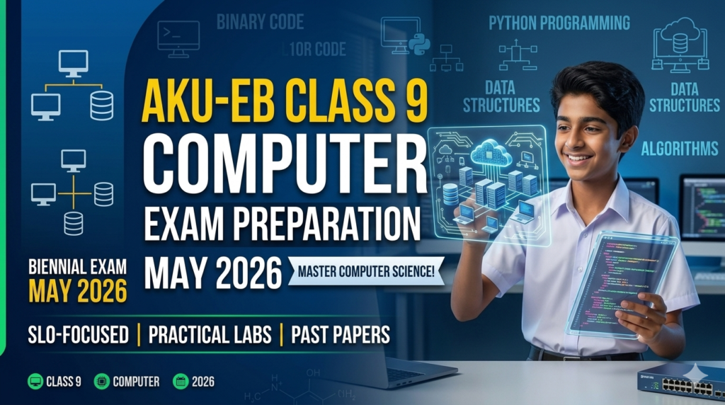 AKU-EB Class 9 Computer Science Exam Preparation May 2026