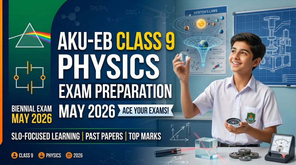 AKU-EB Class 9 Physics Exam Preparation May 2026