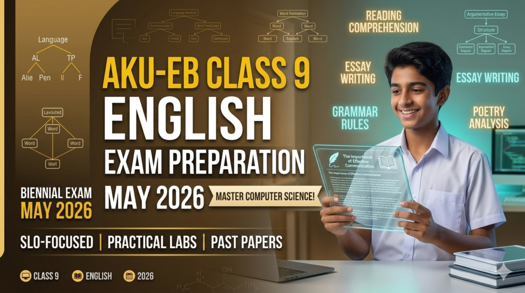 AKU-EB Class 9 English Compulsory Exam Preparation May 2026