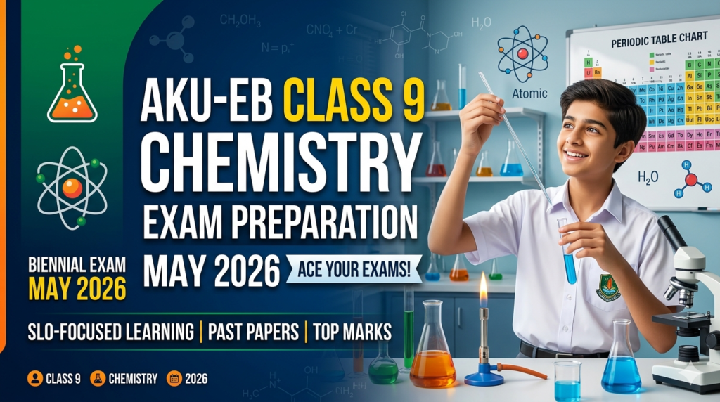 AKU-EB Class 9 Chemistry Exam Preparation May 2026